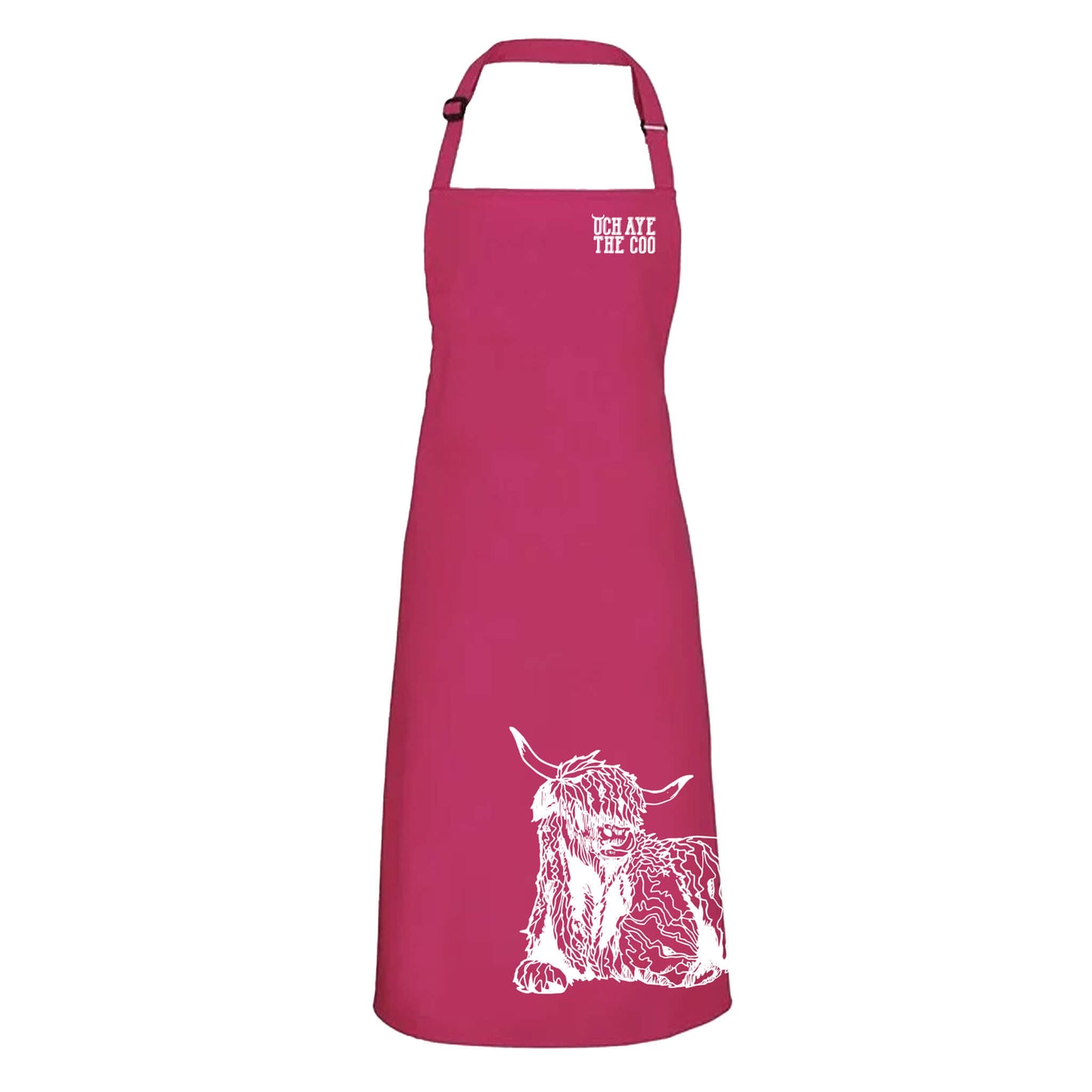 Coos The Noo | Cookks Apron | Raspberry Crush | Och Aye The Coo