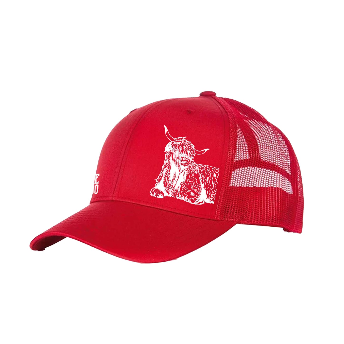 Cooz The Noo Retro Trucker Cap | Red | Och Aye The Coo