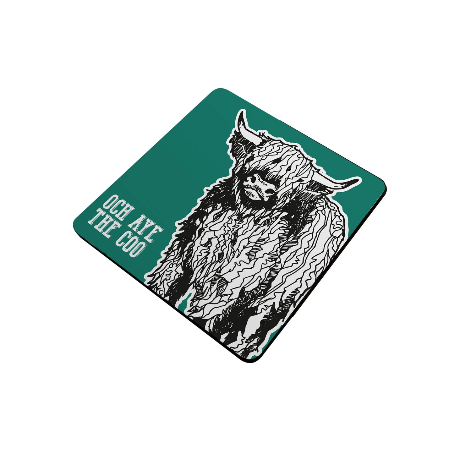 Coos The Noo Coaster Set | Jade | Och Aye The Coo