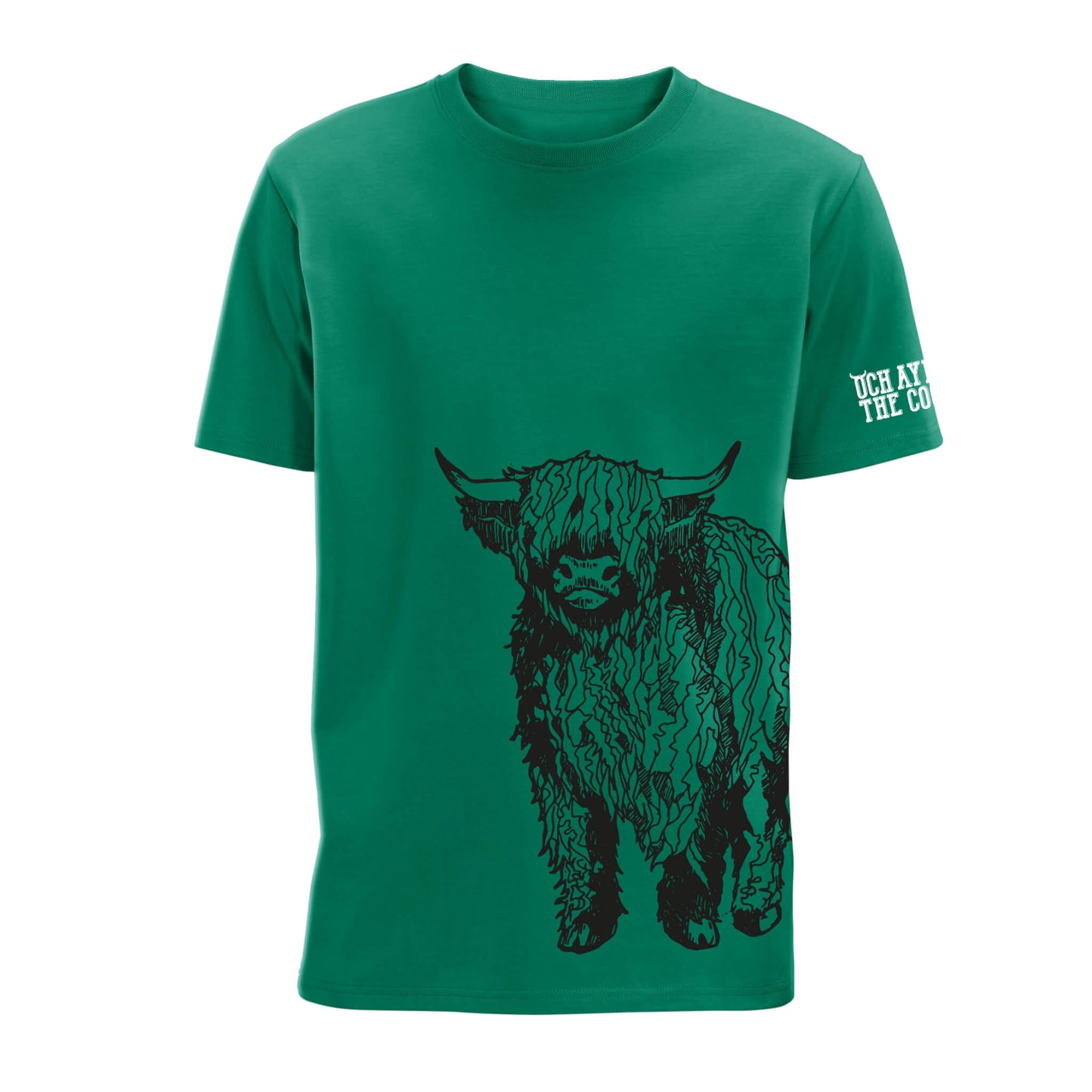 Coos The Noo T-Shirt | College Green | Och Aye The Coo