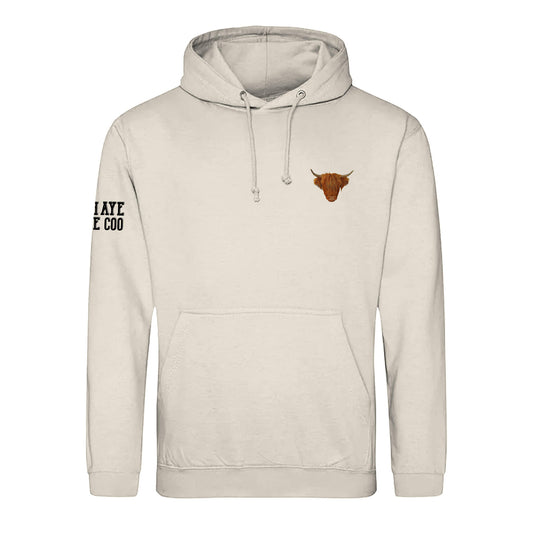 Celebrity Coos Hoodie | Vanilla Milkshake | Front | Och Aye The Coo