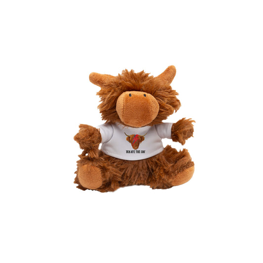 David Moowie Plush Highland Coo Keyring | Och Aye The Coo