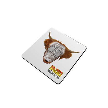 Moo Coaster | Spaceman | White | Och Aye The Coo