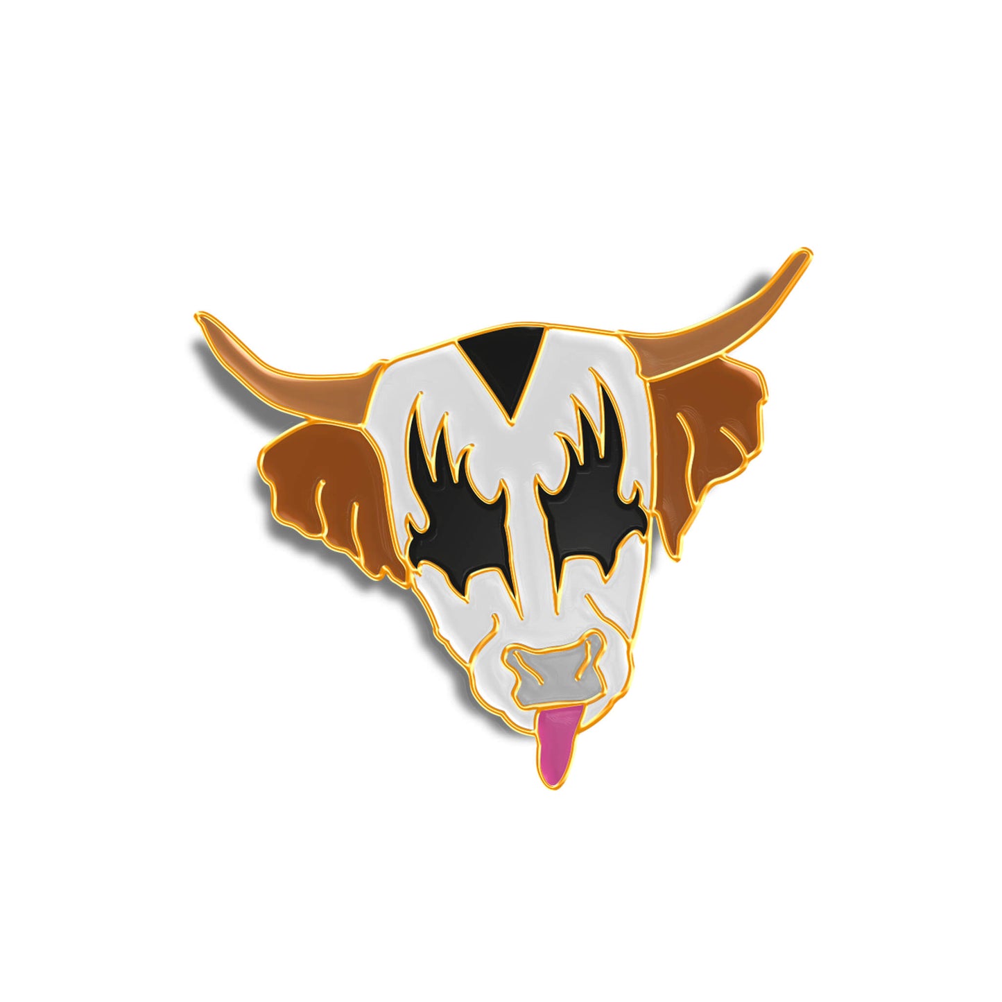 Moo Pin Badge | Och Aye The Coo