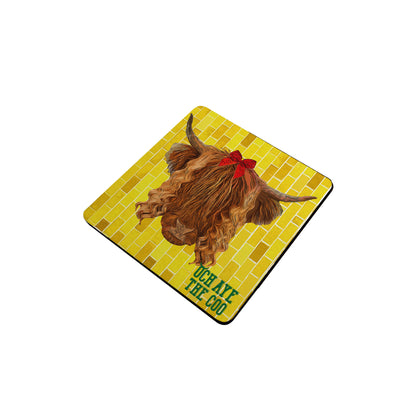 Wizard Of Cooz Coaster Set | Coowardly Lion | Och Aye The Coo